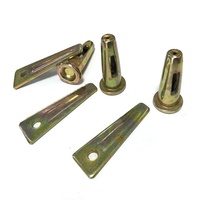 Épingle à coin en acier galvanisé de haute qualité OEM, épingle plate, épingle à coin et coin pour échafaudage, coffrage en béton