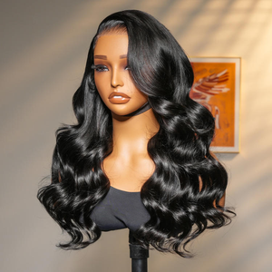 Peluca frontal sin pegamento de cabello humano virgen vietnamita natural 13x6 con ondas corporales y cutícula alineada - Product Image 4