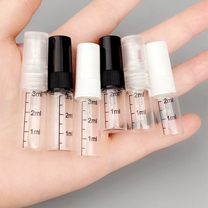 Chất lượng cao 2ml tốt nghiệp đen trắng phun Mini mẫu chai thủy tinh Nước Hoa khuếch tán Ống - Product Image 4