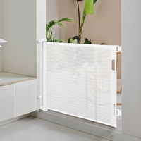Barrière de sécurité pour bébé en maille PVC, barrière extra longue, barrière rétractable, barrière de sécurité pour bébé adaptée aux enfants