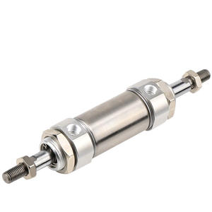 Mini cylindre à double sortie en acier inoxydable MAD20x25/50/75/100/125/200/250/300 Pièces pneumatiques - Product Image 1