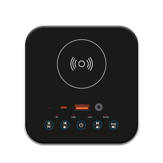 Multi-Function Smart Wireless Home Speaker with for 5.0 Google Assistant Wireless Charging