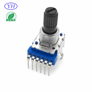 Potenciómetro Alpha ALPS vertical con eje aislado, 6 pines, lineal, 11 mm, rotatorio A203 A10K, potenciómetro 20K para audio - Product Image 5
