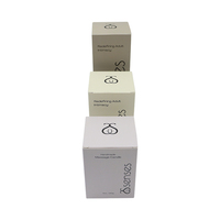 Impression personnalisée cosmétiques soins de la peau parfum mat doux au toucher papier texturé boîte d'emballage en carton pliable