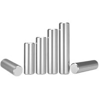 Colonne de fixation cylindrique en acier inoxydable GB119, axe solide à fente pour positionnement, personnalisation disponible (M3 M4 M5)