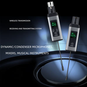 Micrófono de condensador con cable a lanzador de granadas de segmento en U inalámbrico mezclador de audio tarjeta de sonido transceptor de metal inalámbrico - Product Image 2