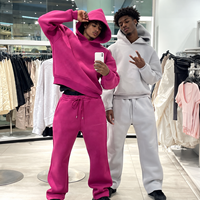 Ensemble survêtement homme de haute qualité 500 g/m² – Pantalon de jogging et sweat à capuche oversize pour l'hiver