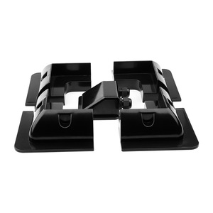 Ensemble de supports de montage pour panneaux solaires RV, en plastique ABS, étanche, pour installation verticale rectangulaire en extérieur, durable - Product Image 1