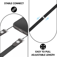 2025 Vente Chaude Durable Orange Bandoulière Lanière Téléphone Cas Sangle Mains Libres Style pour iPhone 17
