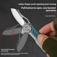 Mini couteau pliant portable pour l'extérieur Outil à lame de poche pour application industrielle de qualité bricolage avec porte-clés personnalisé OEM