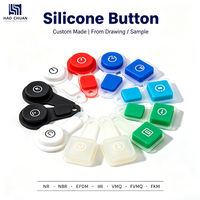 Bouton en silicone personnalisé Shore 40-70A, bouton-poussoir en caoutchouc étanche haute température pour contrôleur de traceur GPS portable extérieur