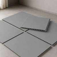 Panel de Techo de PVC Gris, Moderno, para Renovación de Oficinas Comerciales, WYRAX