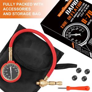 4x4 hızlı lastik deflatörü kiti 0-70PSI lastik basınç göstergesi/hava aşağı Master/Jeep Offroad lastik için, kamyon ve ATV - Product Image 2