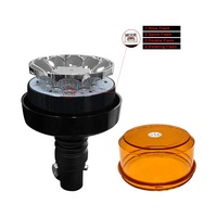 Feux de signalisation rotatifs à LED flexibles DC12V-24V à montage sur poteau, clignotants de sécurité ambre, étanches IP67 pour chariot élévateur
