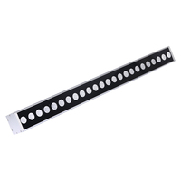 Rondelle murale paysage LED 24V DMX512 RGBW | Corps en aluminium étanche IP67