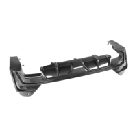 Diffuseur de pare-chocs arrière en fibre de carbone sèche TK pour BMW Série 5 G60 4 portes 2024 + G60 Diffuseur