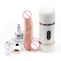 Kabellose Fernbedienung Automatische Masturbations-Pumpmaschine Teleskop-Dildo Vibratoren für Frauen Sexspielzeug