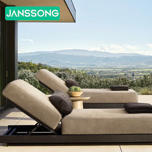 Biệt thự hồ bơi ngoài trời ghế tắm nắng khu nghỉ mát ghế bãi biển sân vườn hồ bơi phòng chờ ghế khách sạn đồ gỗ ngoài trời Vườn ghế tắm nắng - Product Image 1