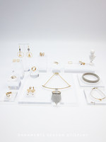 Cubes de présentation en acrylique transparent, plateau à bijoux modulaire, support de bloc, accessoires de photographie, accessoires de présentation