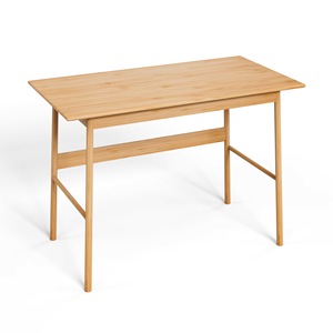 Modern minimalist bamboo furniture, suitable for home office, study, vanity, workstation, writing, and <b>computer</b> <b>desk</b>. - Product Image 1