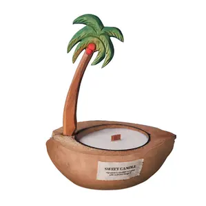 perimum qualität kokosnuss boot geformt aromatherapie kerze haushalt schlafzimmer duft praktisches geburtstagsgeschenk luxus heim kerze