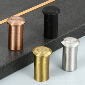 304 Stainless Steel Floor <b>Dust</b> Collector Cover <b>Brushed</b> Finish Concealed Bolt Hole Type A Pin Minimalist Design - Product Image 4