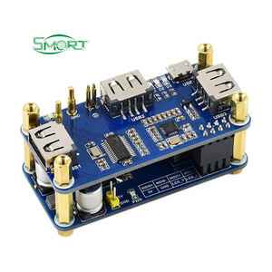 Hub di Espansione <span class=keywords><strong>USB</strong></span> a <span class=keywords><strong>3</strong></span> Porte Alimentato via PoE per <span class=keywords><strong>Raspberry</strong></span> <span class=keywords><strong>Pi</strong></span> Zero WH, Modulo HAT - Product Image 1