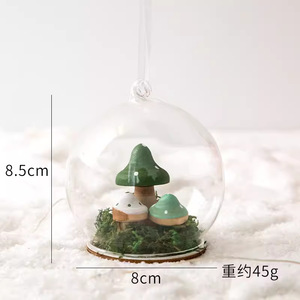 3D Mini Reindeer Christmas Glass Snow Globe LED Tabletop Ornament <b>Battery</b> Operated <b>Night</b> <b>Light</b> for Festive Room Decoration - Product Image 6