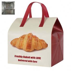 Bolsas Térmicas Desechables al por Mayor con Diseño de Colores Combinados, Duraderas y Aisladas para Alimentos Calientes y Fríos, y Almacenamiento de Pasteles - Product Image 2