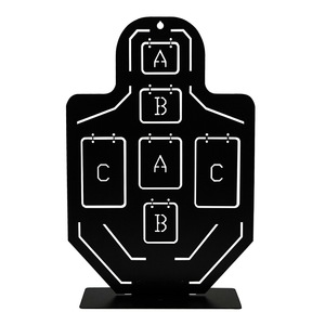 クロスボーダー・ニューランドパーク EP1905 IPSC射撃訓練用メタルターゲット リアルCSソフト弾射撃練習 自動返球 10cm - Product Image 1