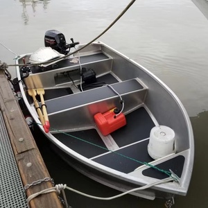 เรืออลูมิเนียมใหม่ขนาด 3.7 เมตร 12 ฟุต สำหรับความเร็วสูง พกพาสะดวก ใช้ได้กับน้ำมันเบนซิน/แก๊ส LPG พร้อมเรือพลาสติกใหม่สำหรับตกปลาเพื่อความบันเทิงทางกีฬา - Product Image 2