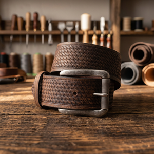 Ceintures en cuir de vache véritable pour hommes BS International, tendance, écologiques, respirantes, robustes, en acier, vintage, personnalisées avec logo - Product Image 1