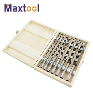 ชุดสว่านเจาะงานไม้ DIY 6ชิ้น/8ชิ้นเครื่องมือเจาะก้านหกเหลี่ยมพร้อมกล่องไม้ปรับแต่งได้ - Product Image 2