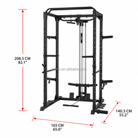 Zoshine Smart All in One Home Gym Trainer Smith Machine Power Cage Attachment Squat Rack Equipment Multi-function Machine