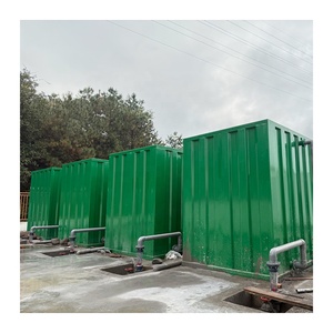 Sistema MBBR a Gran Escala, Planta de Tratamiento de Aguas Residuales MBR, Planta de Tratamiento de Aguas Residuales <span class=keywords><strong>Contenerizada</strong></span> de 40 pies para Mataderos de Aves, 20m3/h - Product Image 1