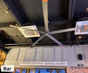 Ventiladores Comerciales HVLS RTFANS BIG ASS FANS con Motor PMSM Silencioso - Product Image 3