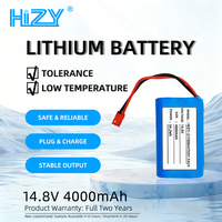 Batterie Li-ion HIZY 14,8V 4000mAh 21700 59,2Wh rechargeable avec BMS intelligent pour appareils industriels, 500 cycles
