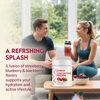 Poudre de protéines Pureon Factory Direct Clear Protein Powder Mixed Berry Protein Powder Optimum Nutrition avec calories et sodium