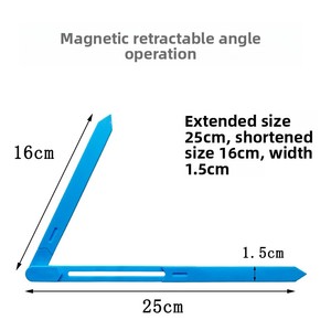 Ángulo Magnético Angular Reconfigurable, Giratorio 360 Grados, Móvil, para Demostraciones, con Cambio <span class=keywords><strong>de</strong></span> Ángulo, <span class=keywords><strong>de</strong></span> Gran Tamaño, para Matemáticas <span class=keywords><strong>de</strong></span> <span class=keywords><strong>Primaria</strong></span> - Product Image 3