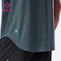 Logo personnalisé 2022 Nouveau design Vêtements de sport pour hommes T-shirt en polyester léger et ajusté pour les muscles et les peaux sèches Chemise de course