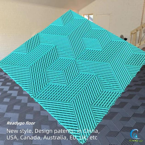 Solución de piso de plástico de garaje de nuevo diseño patentado por el fabricante con alfombrilla de plástico de piso de garaje de <span class=keywords><strong>Pvc</strong></span> entrelazada modelo 3D - Product Image 1