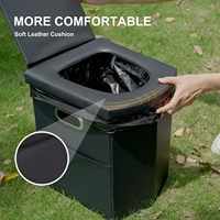 Toilettes de camping portables 2026, toilettes pliantes de voyage, toilettes compactes de plage pour adultes et enfants