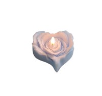 Großhandel Handgemachte Aromatherapie Herzförmige Rosenkerzen Hochzeitsgeschenke Blumenförmige Personalisierte Duftkerzen