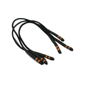 Drip Glue Printed Polyester Rope 2 mm Zipper <strong>Pull</strong> <strong>Cord</strong> Custom logo Silicone Zip Puller <strong>String</strong> for Garment Bag - Product Image 4