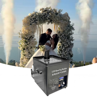 Machine à fumée verticale à diodes électroluminescentes, équipement de projection de fumée pour mariage et performance DJ, contrôle DMX512 en matériau ferreux