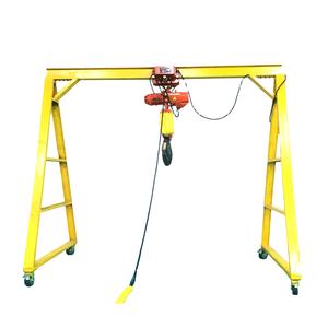 सरल संरचना मैनुअल छोटे से मोबाइल मिनी पाल गैन्ट्री क्रेन 5 टन 10 टन गोदाम में इस्तेमाल किया - Product Image 1