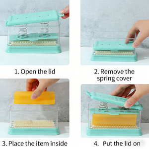Boîte à savon moussant japonaise à succès, pour la maison, la salle de bain, le linge, avec brosse de nettoyage et plateau d'égouttage - Product Image 4