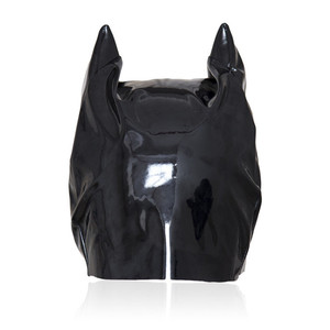 Boîte personnalisée gratuite-<span class=keywords><strong>Sexy</strong></span> cuir <span class=keywords><strong>chat</strong></span> capuche masque oeil ouvert esclave tête Bondage couvre-chef demi-visage fête masque animal jeu de rôle jouet érotique - Product Image 6