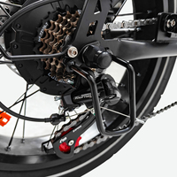 Tourwheel EU entrepôt 250W 750W 18.2A gros pneu vélo électrique cadre en alliage d'aluminium moteur sans balais frein hydraulique Fatbike