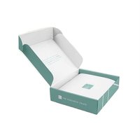 Boîte postale ondulé pliable avec Logo personnalisé, boîte de taille à impression personnalisée, vente en gros, 50 pièces